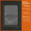 Ημιδιαφανής ματ σακούλα 15x22cm από PET και CPP με κλείσιμο ziplock για αποθήκευση - Ματ Επίπεδο Κάτω Μέρος-15x22cm / 100 Τεμάχια/Δέσμη