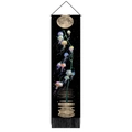Nordic fantasy jellyfish tapestry with moonlit night scenery and black tassels - 32.5x130cm / Style 2