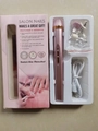 Set lima per unghie elettrica 5-in-1 rosa ricaricabile con LED e accessori - Oro rosa