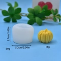 Halloween pumpkin face silicone mold for candle making and DIY soap casting crafts - Small Pumpkin