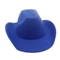 Classic Klein blue western cowboy hat in premium felt fabric for men and women - Blue (No Accessories)
