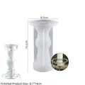 Silicone mold dimensions: 14.2cm height and 8.5cm diameter for roman pillar candle holder - Smooth Roman Column - Large