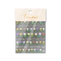 3D embossed tulip nail art stickers in multi-color floral designs, model to 2724 - Multicolor Tulip (to 2724)