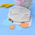 Siliconen blad- en bloembladmal voor DIY fondant en taartdecoratie met realistische textuur - Meerdere Bladnerven Stijl (2)