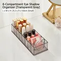 Piccolo organizzatore per cosmetici e rossetti, dimensioni compatte 25,3x9x4,8 cm - 25.3*9*4.8cm / Grigio Chiaro [Piccolo 8 Scomparti]