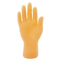 Flesh-colored silicone finger gloves for cat massage with a realistic hand structure - Right Hand