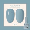 GAIRRIY grey blue gel polish G037 in 7.5ml bottle with glossy and matte finishes - Gray Blue (037)