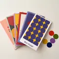 Cadeautassen in olieverfstijl met geometrische patronen en stickers - Volledige Set van 6 Stijlen