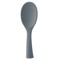 Cucchiaio per riso in silicone grigio verticale con superficie testurizzata antiaderente - Grigio