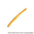 Artificial golden french fry model 6-10cm realistic PVC food prop for display - French Fries - Dark Color