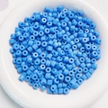 Zylindrische 6mm Acrylperlen in Blau für handgefertigten DIY-Schmuck und Ketten - Blau