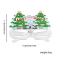 LED Christmas tree glasses with Merry Christmas text for festive party decoration - Christmas Glasses Style K / LED Glowing