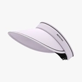 Foldable light purple sun visor hat with black trim and adjustable ice silk headband - Purple