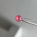 Sparkling pink round-cut cubic zirconia screw-back stud earring in titanium steel - 6mm Crystal Rose Pink (Single Piece)