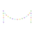 Kleurrijke pastel papieren slinger voor Pasen en verjaardagsfeest decoratie - Gekleurde Polka Dots Stijl (J-0179-1)