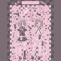 Detail of anime stickers featuring gothic bunny killer characters and dark cute aesthetics - Bunny Secret Agent