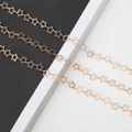 Golden star-shaped link chain for glasses or face masks on a modern aesthetic background - Hollow Star