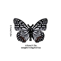C2392-8 Black White Red Spot Butterfly