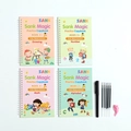 Sank Magic Practice Copybook set da 4 libri con disegno, numeri, matematica e alfabeto - Nuovo Modello 4 Libri + 1 Penna + 5 Ricariche + 1 Impugnatura