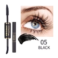 Dual-ended waterproof mascara in shade 05 Black for voluminous and curled eyelashes - Black