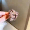 Plush leopard print hair claw clip made of soft faux fur for women's hair styling - 3# Leopard Plush Style