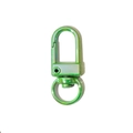 DIY colorful green metal swivel lobster clasp spring gate ring accessory - UV Emerald Green