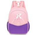 Pink and purple girls ballet backpack featuring a tulle tutu and sequin bow detail - Tutu Style Pink & Purple