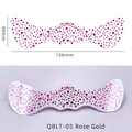 Waterproof freckle tattoo sticker in rose gold metallic finish size 156mm x 48mm QBLT-05 - QBLT-05 Rose Gold Polka Dots