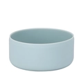 Thick light blue silicone protective boot for insulated water bottle base - Cyan White
