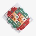 Christmas blind box gift packaging with 12 grids and festive cartoon illustrations - 13x17x4cm / Christmas Blind Box (5Pcs/Pack)