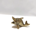 Figurine de requin en laiton antique, décapsuleur en métal avec une finition vintage - Alliage / Poisson de dessin animé B (Requin)