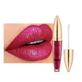 Ματ lip gloss Classic Vivid απόχρωση 03 βαθύ κόκκινο με μεταλλική λάμψη σε χρυσό - 03# Κόκκινο Glitter