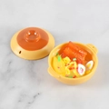 Miniature Japanese ramen noodle bowl toy with pork, egg and fish cake details - 4.5cmx2.5cm / Braised Pork Casserole Noodle