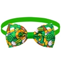 Papillon verde per animali con trifoglio e monete d'oro per San Patrizio per cani e gatti - Elementi Festival Misti (BT141-A-13)