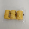 Three yellow egg shell openers in clear packaging with durable metal clips - 3pcs Pack/Bagged / Yellow
