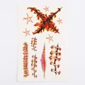 Realistic Halloween temporary tattoo stickers featuring bloody X-scars and stitched wounds - WS-K08