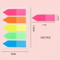 Arrow PET index tabs in 5 fluorescent colors 100 count for page marking - 5 Color Arrow Index Tabs