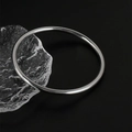 【47】steel-colored Closed Bangle