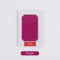 Almohadilla de tinta púrpura para huellas de bebé y mascotas sin contacto con la piel - Morado, pequeño (incluye 2 cartulinas blancas)