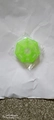 7-day green pill organizer case for weekly medication with transparent compartments - Green