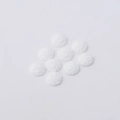 Macro shot of 12mm white druzy resin cabochons with sparkling crystalline texture - 12mm / White (13)