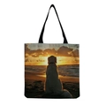 Golden Retriever at Beach (hm5163)