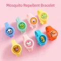 Cartoon LED mosquito repellent bracelets for kids in various macaron colors - Glowing Mosquito Repellent Bracelet
