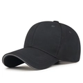 Berretto da baseball nero classico con strisce riflettenti e tessuto traspirante - grigio scuro