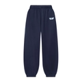 Dunkelblaue New York Print Jogginghose mit elastischem Bund und Rippbündchen für Damen - S / Pants