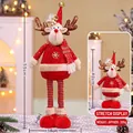 Teleskop Weihnachts Rentier Plüschpuppe mit verstellbarer Höhe von 40cm bis 55cm - 55CM Teleskopisches Rentier