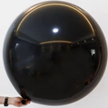 Large decorative 18 inch black macaron balloon with a glossy reflective finish - Special Price Drop - 12 18-inch Large Balloons In Macaron Black - A Must-have Choice