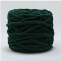 Gomitolo di lana spessa verde scuro per sciarpe fai da te e lavori all'uncinetto - Verde Scuro