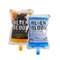 Halloween 250ml alien blood energy juice pouch in blue and orange sci-fi design - Alien Theme 250ml