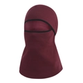 Winter thermal balaclava in dark burgundy color with fleece lining for wind protection - L / Burgundy